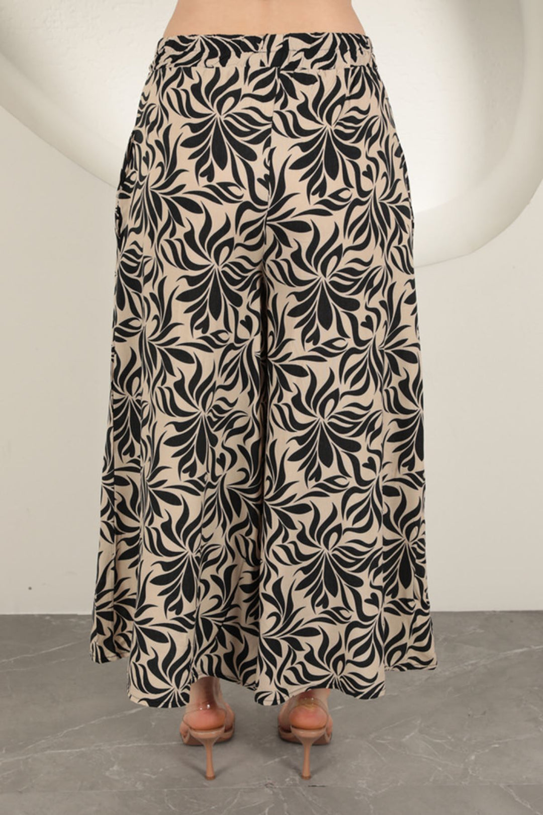 KKT Viscose Fabric Patterned Women's Suit-Beige - Loulé