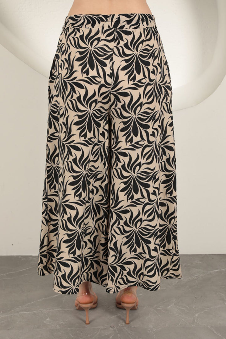 KKT Viscose Fabric Patterned Women's Suit-Beige - Loulé