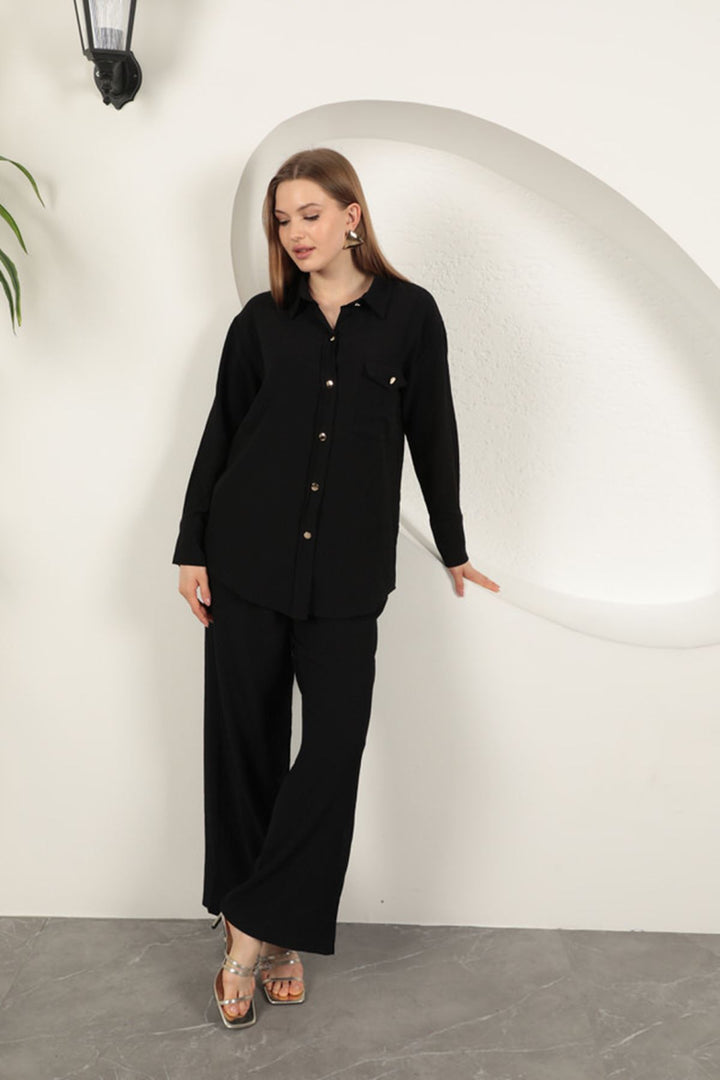 KKT Çilek Fabric Women's Suit-Black - Bristol