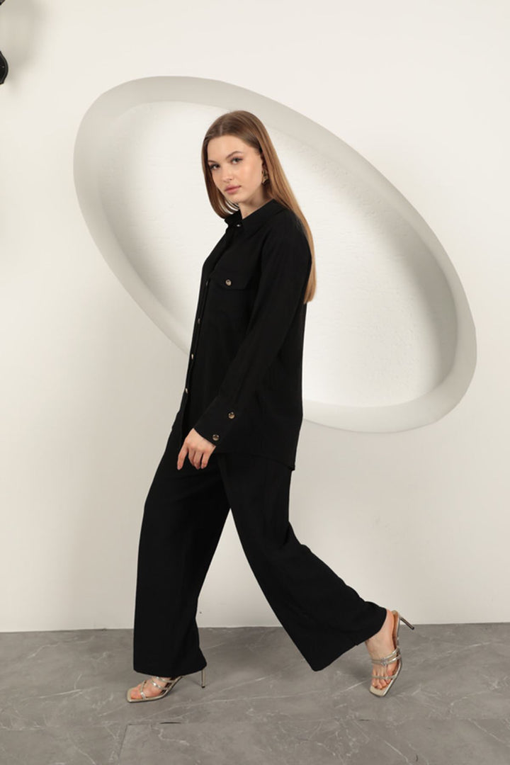 KKT Çilek Fabric Women's Suit-Black - Bristol