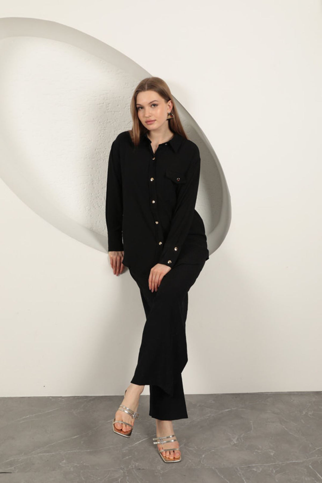 KKT Çilek Fabric Women's Suit-Black - Bristol