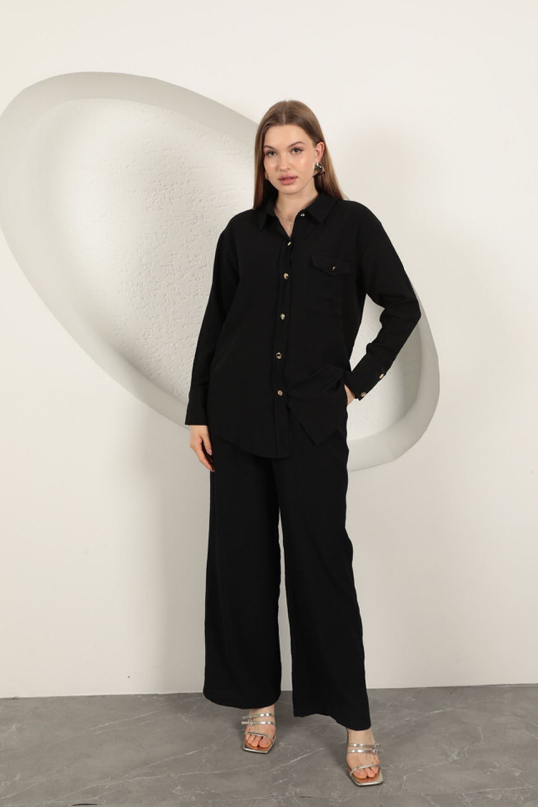 KKT Çilek Fabric Women's Suit-Black - Bristol