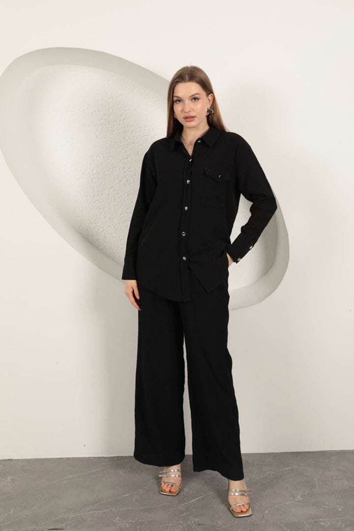 KKT Çilek Fabric Women's Suit-Black - Bristol