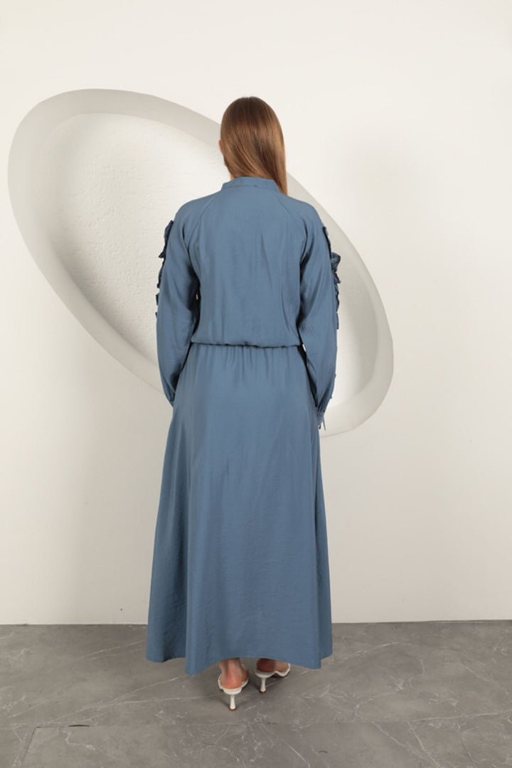 KKT Modal Fabric Sleeve Detailed Suit-Indigo - Alytus