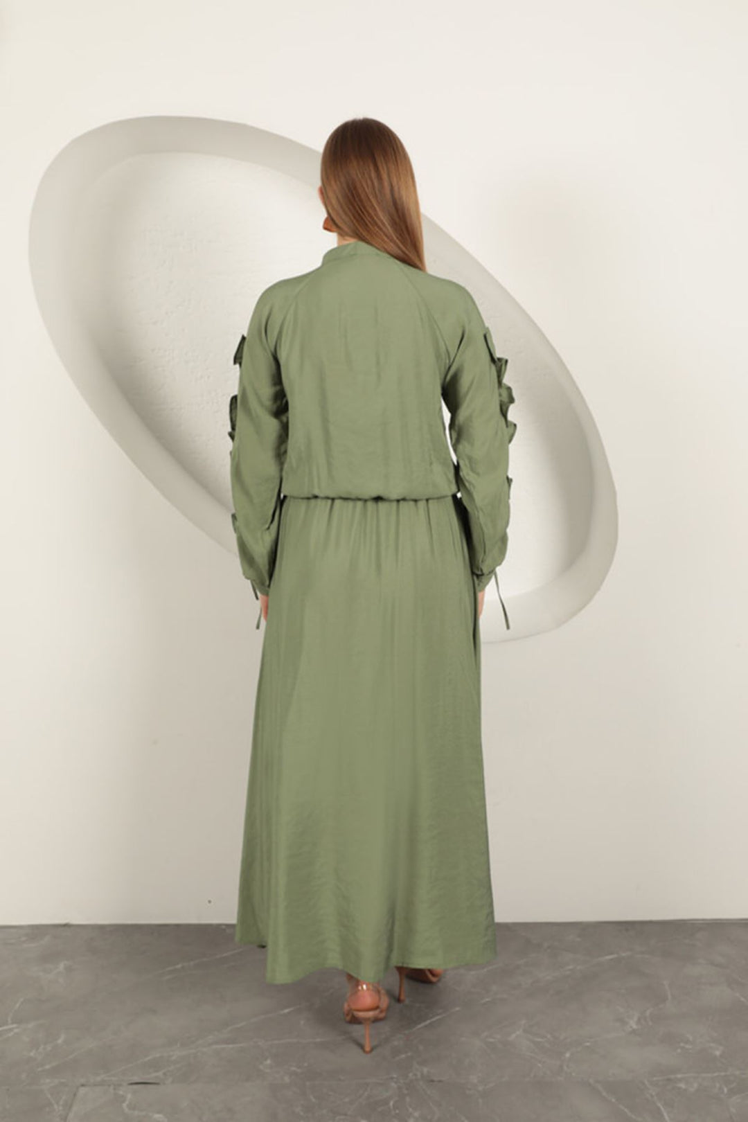 KKT Modal Fabric Sleeve Detailed Suit-Mint - Esposende