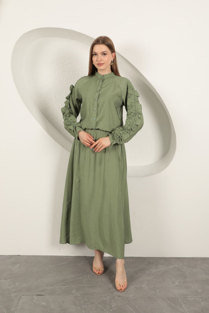 KKT Modal Fabric Sleeve Detailed Suit-Mint - Esposende