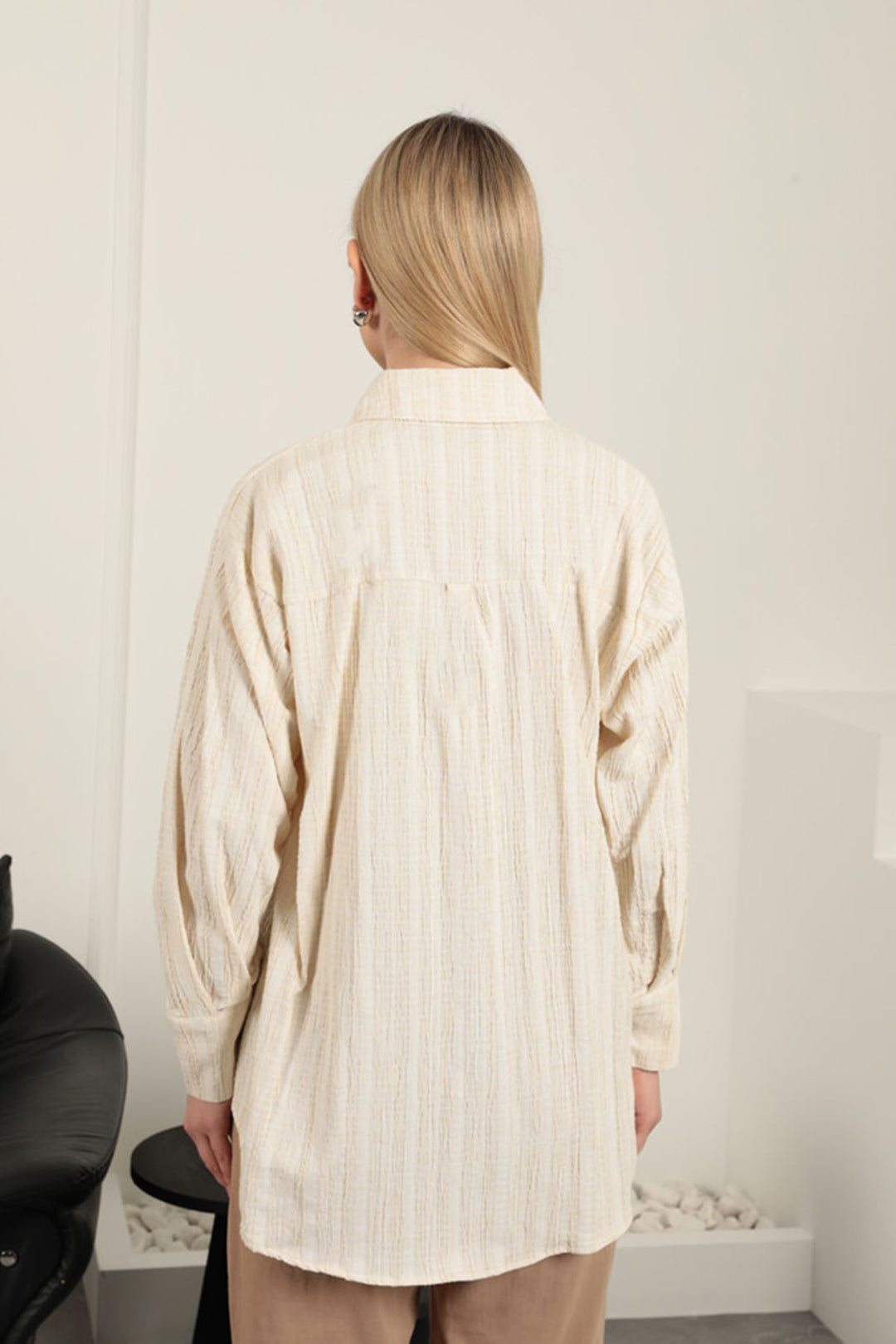 KKT Women's Shirt-Beige - El Mirage