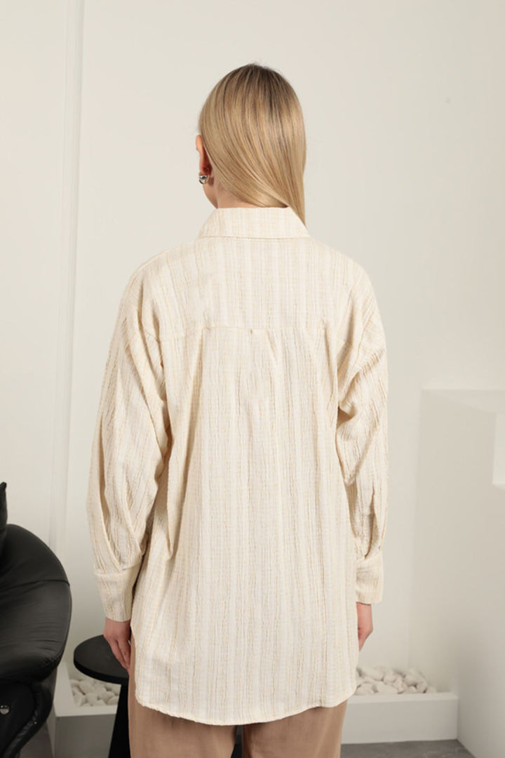 KKT Women's Shirt-Beige - El Mirage