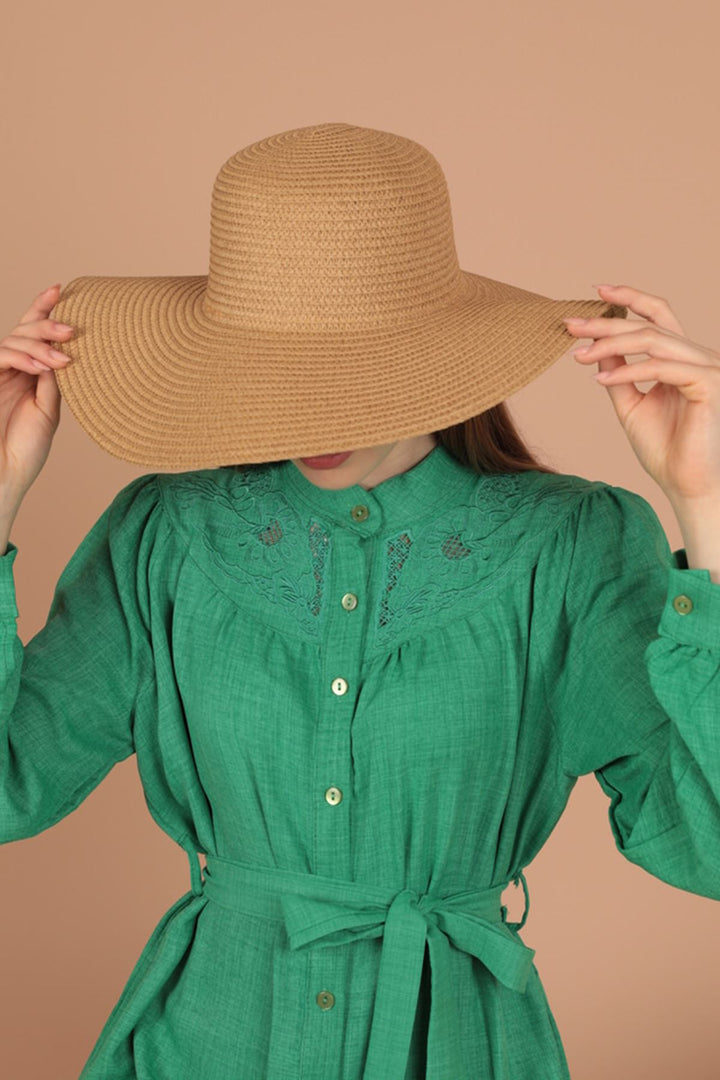 KKT Straw Women's Hat-Camel - Acharnés