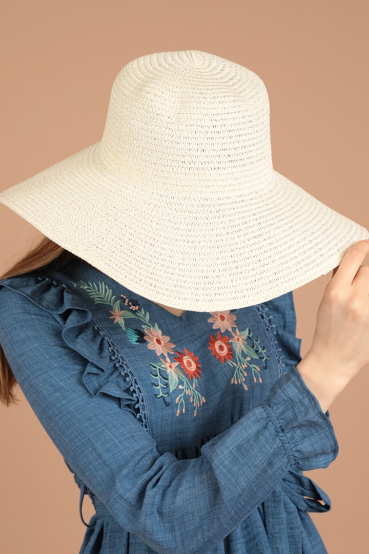 KKT Women's Straw Hat-Ecru - Dovzhansk