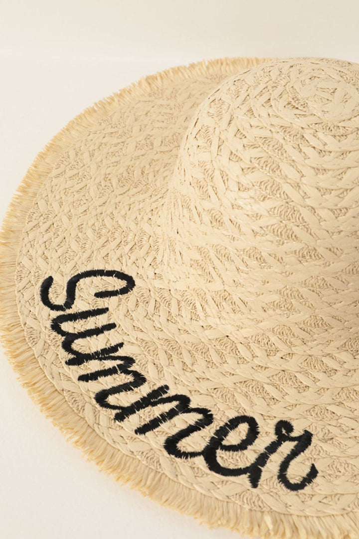 KKT Straw Women's Hat-Beige - Villafranca del Panadés