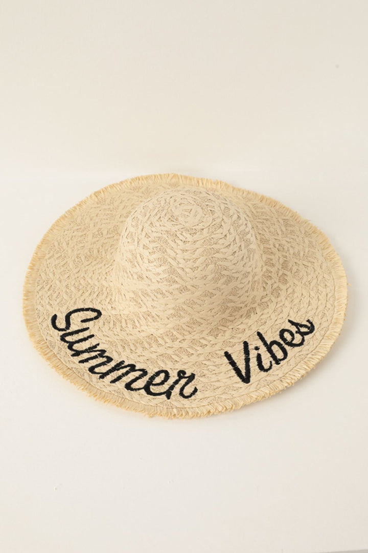 KKT Straw Women's Hat-Beige - Villafranca del Panadés