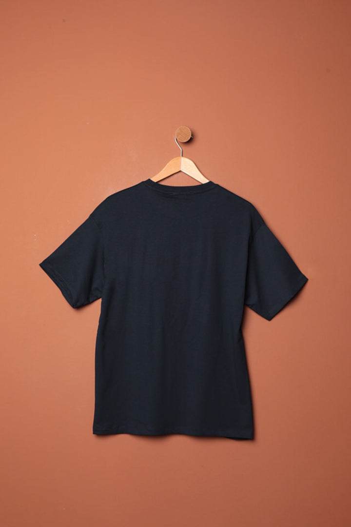 KKT Butterfly Embroidered T-Shirt-Navy Blue - Macerata