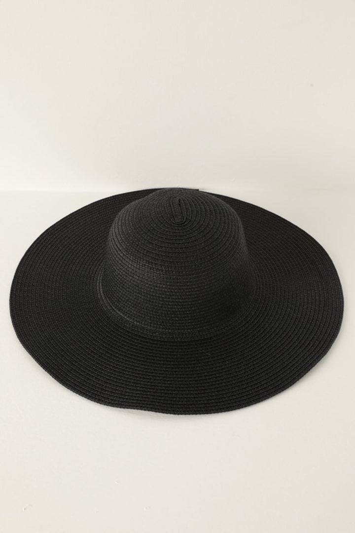 KKT Women's Straw Hat-Black - Sibiu