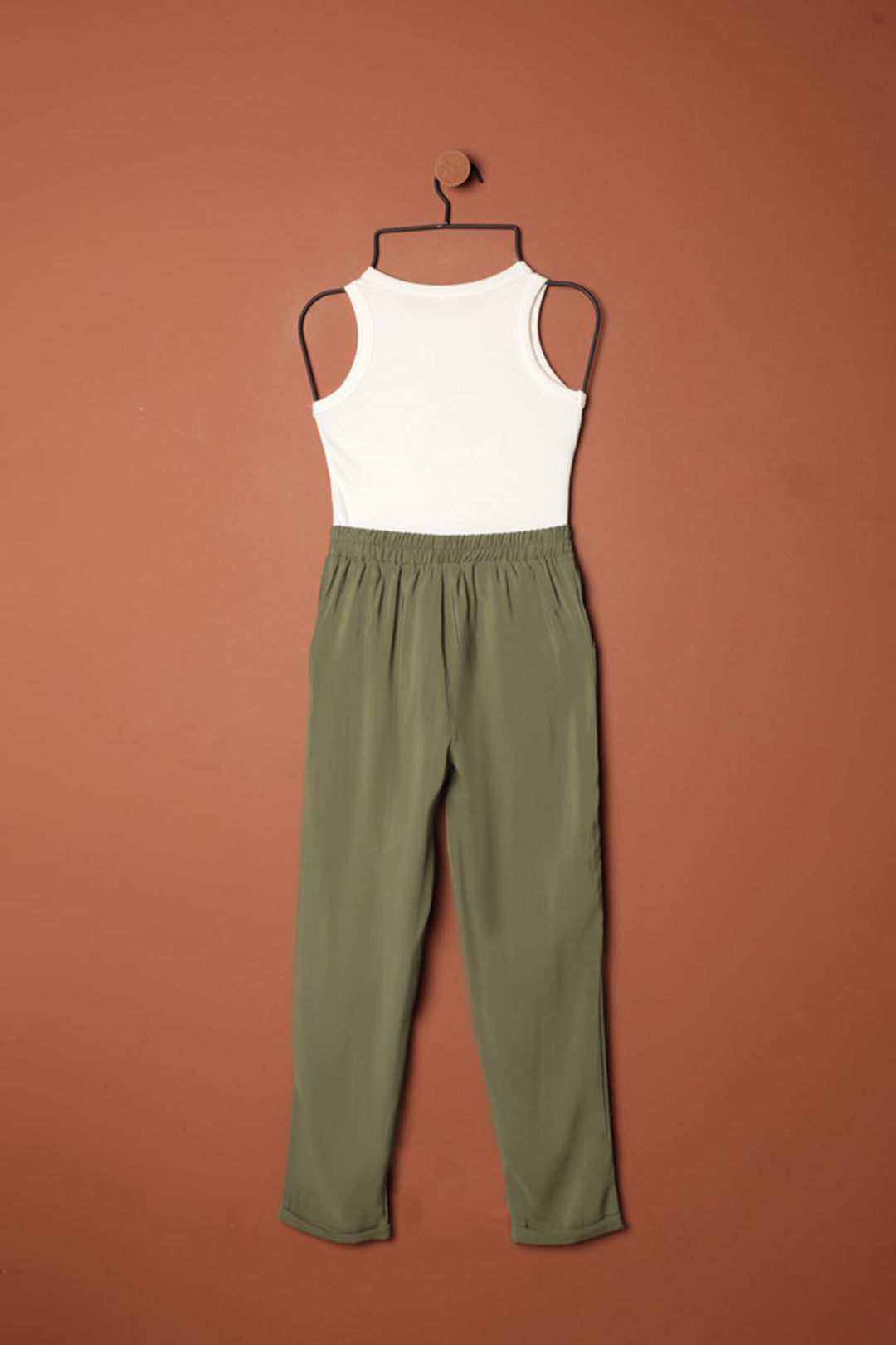 KKT Modal Fabric Double Leg Women's Trousers-Khaki - Paignton