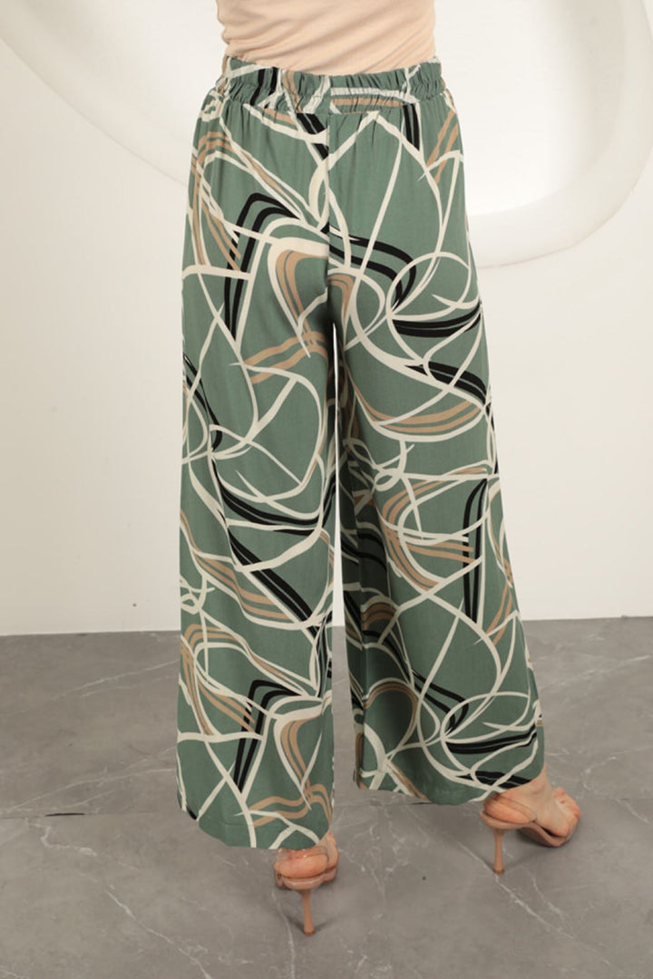 KKT Viscose Fabric Striped Pattern Women's Suit-Khaki - Coral Gables