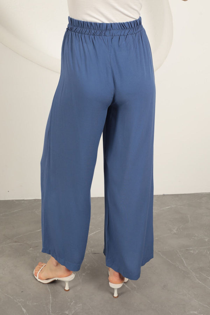 KKT Viscose Fabric Women's Suit-Indigo - Houston