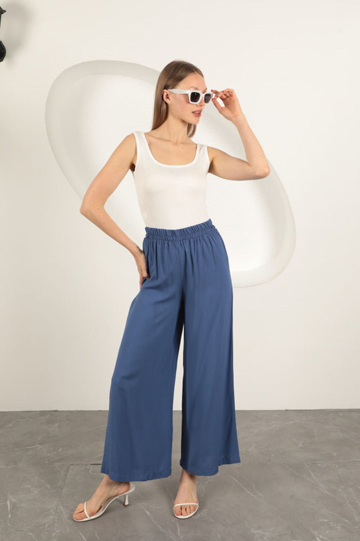 KKT Viscose Fabric Women's Suit-Indigo - Houston
