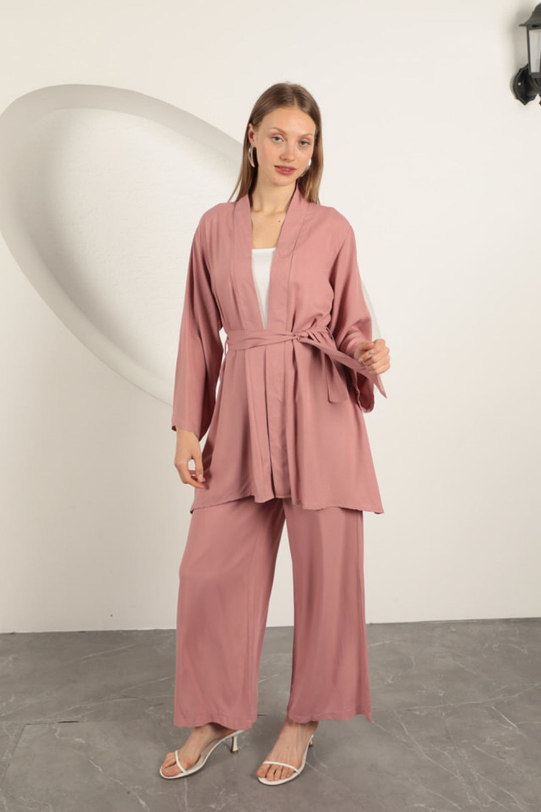 KKT Viscose Fabric Women's Suit-Powder - Zwickau