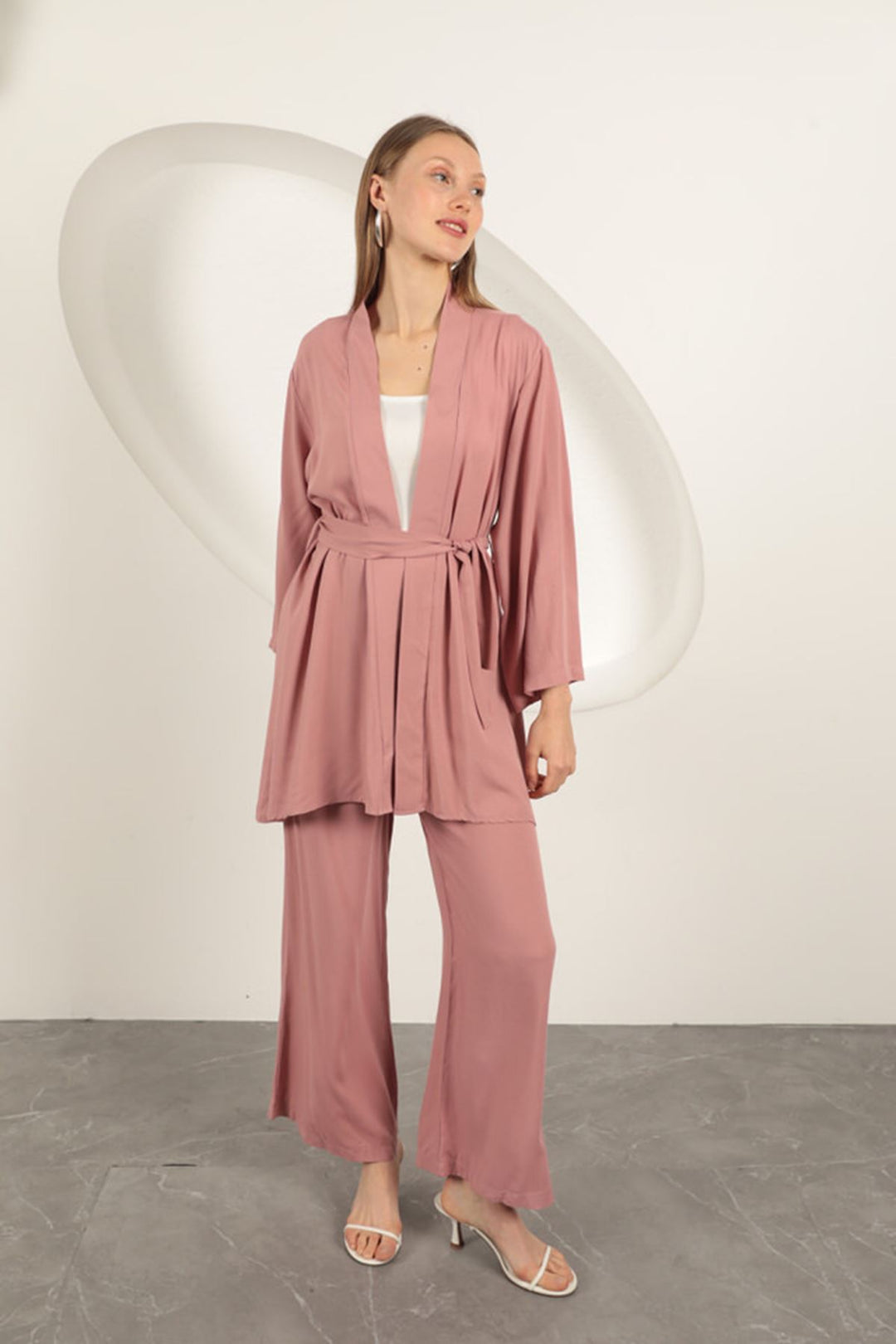 KKT Viscose Fabric Women's Suit-Powder - Zwickau