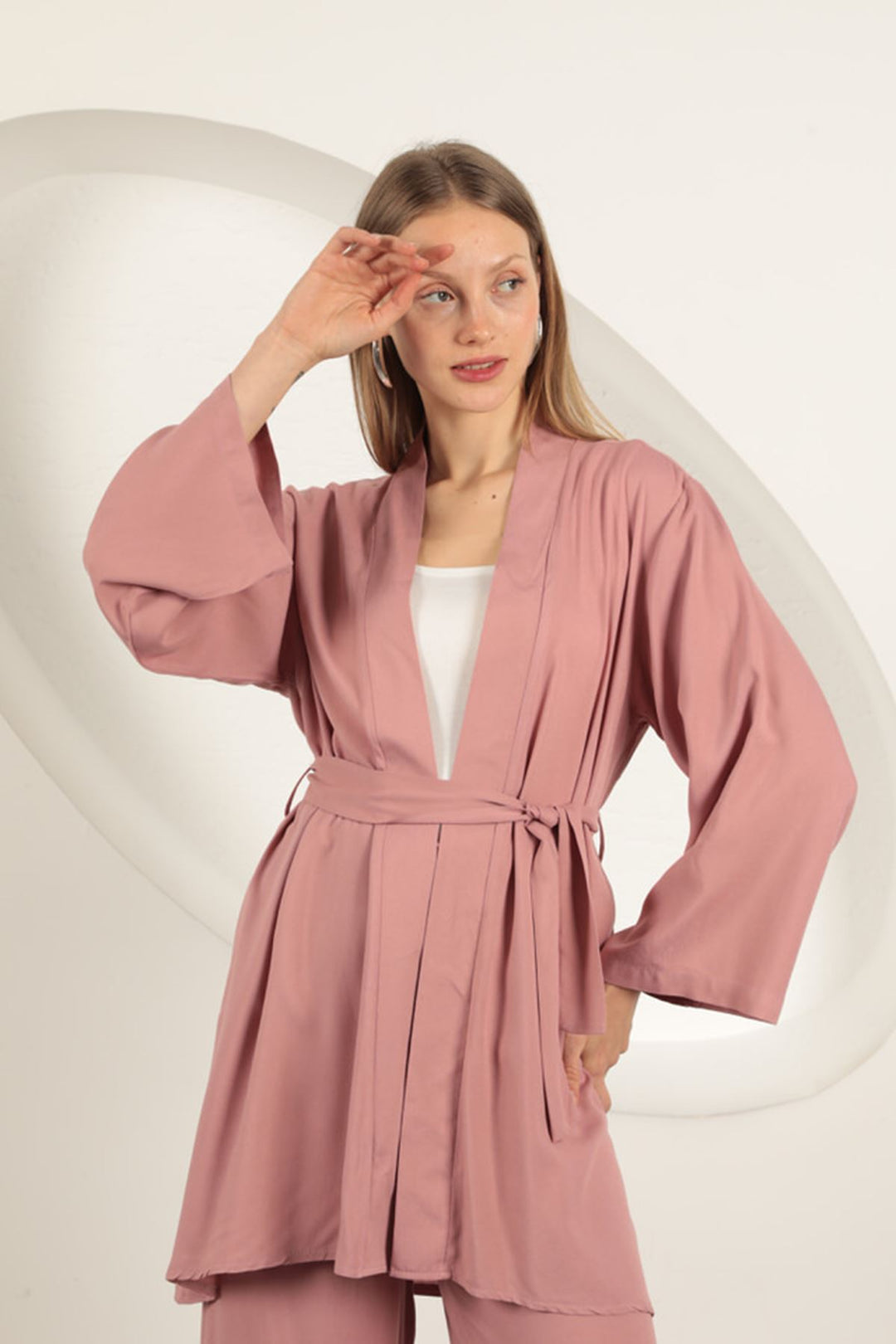 KKT Viscose Fabric Women's Suit-Powder - Zwickau