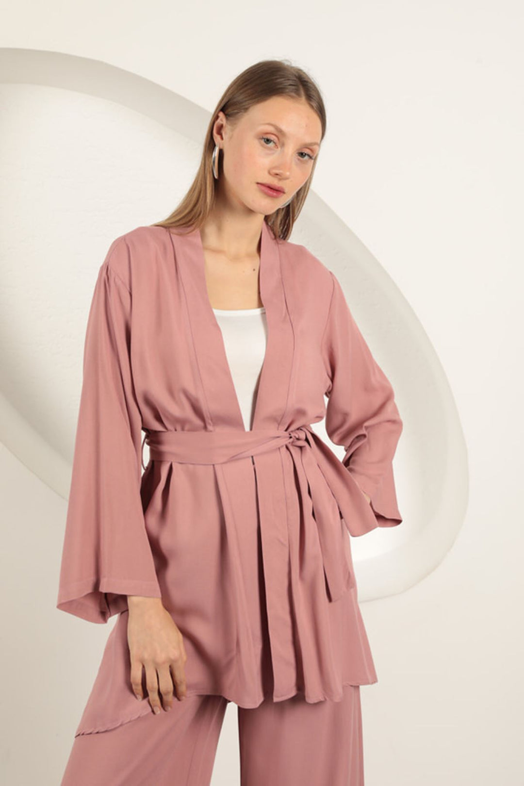 KKT Viscose Fabric Women's Suit-Powder - Zwickau