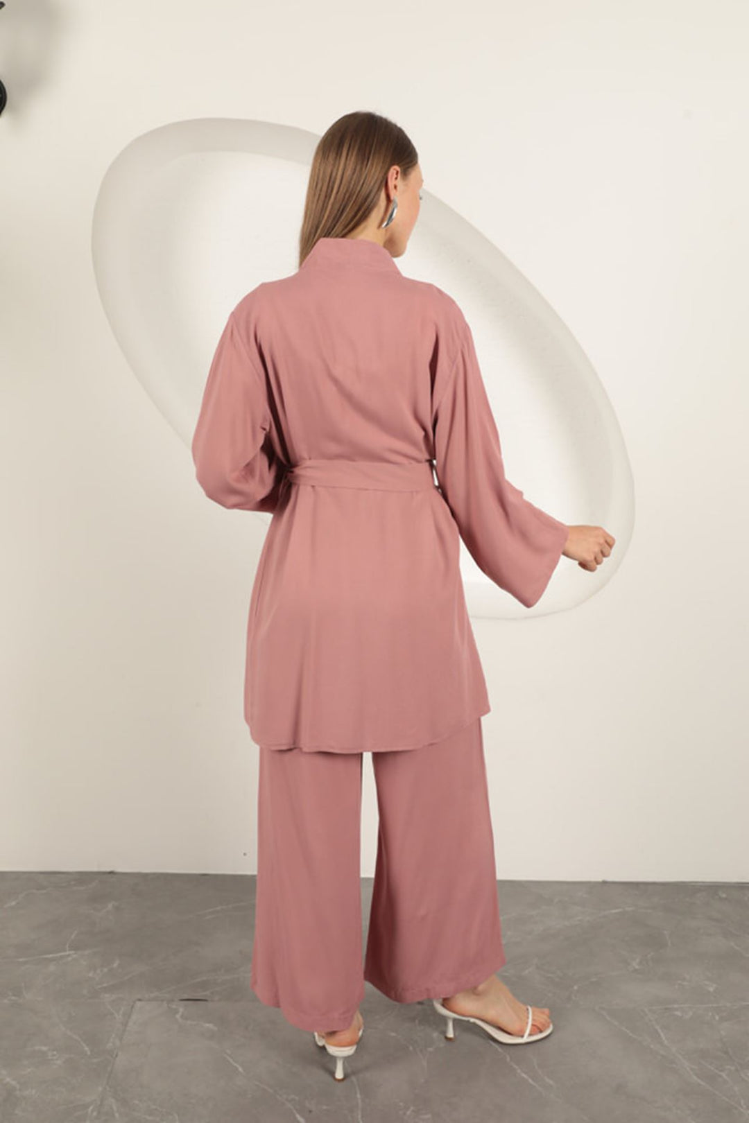 KKT Viscose Fabric Women's Suit-Powder - Zwickau