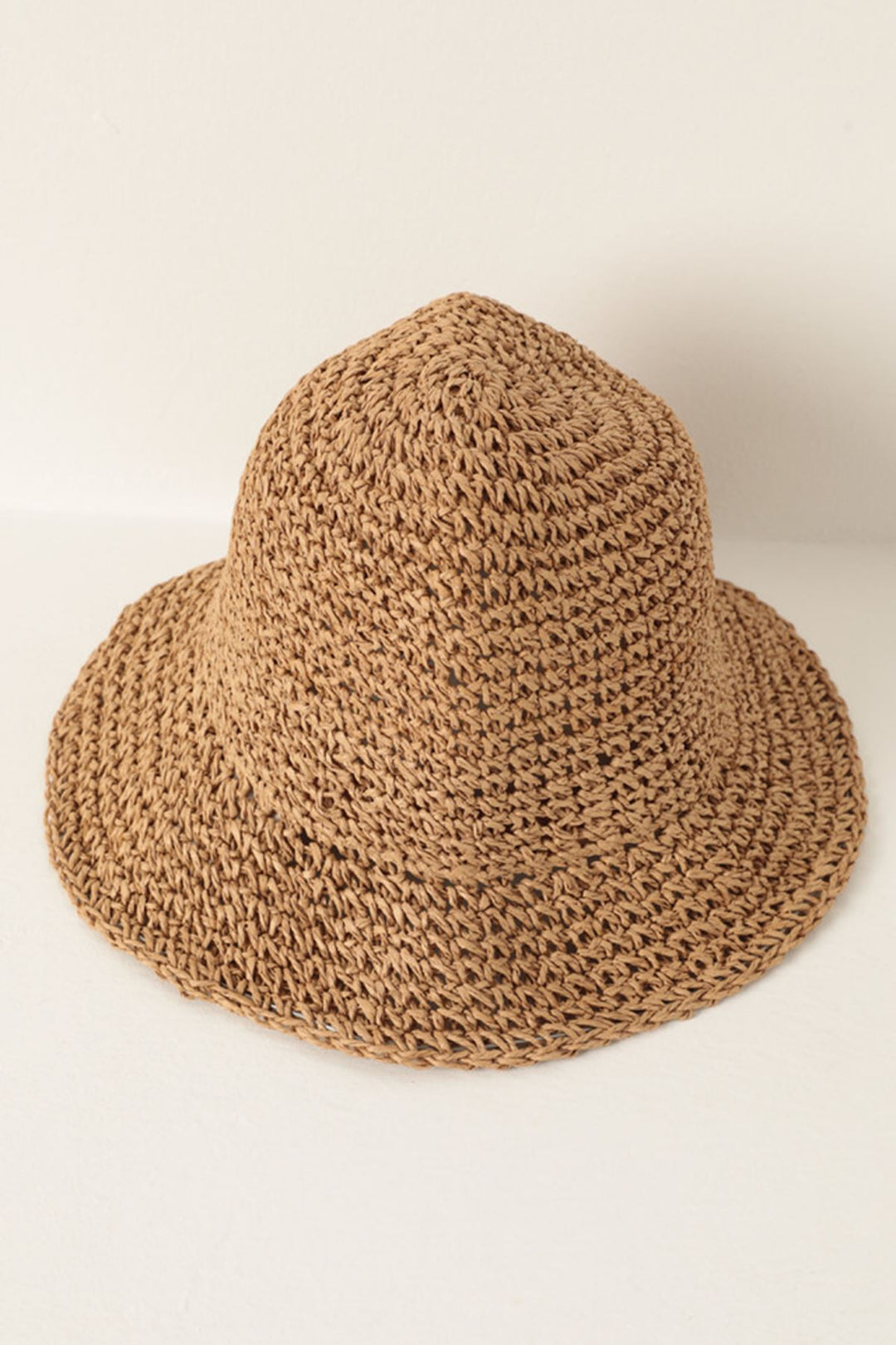 KKT Handmade Straw Hat-Camel - Mislata
