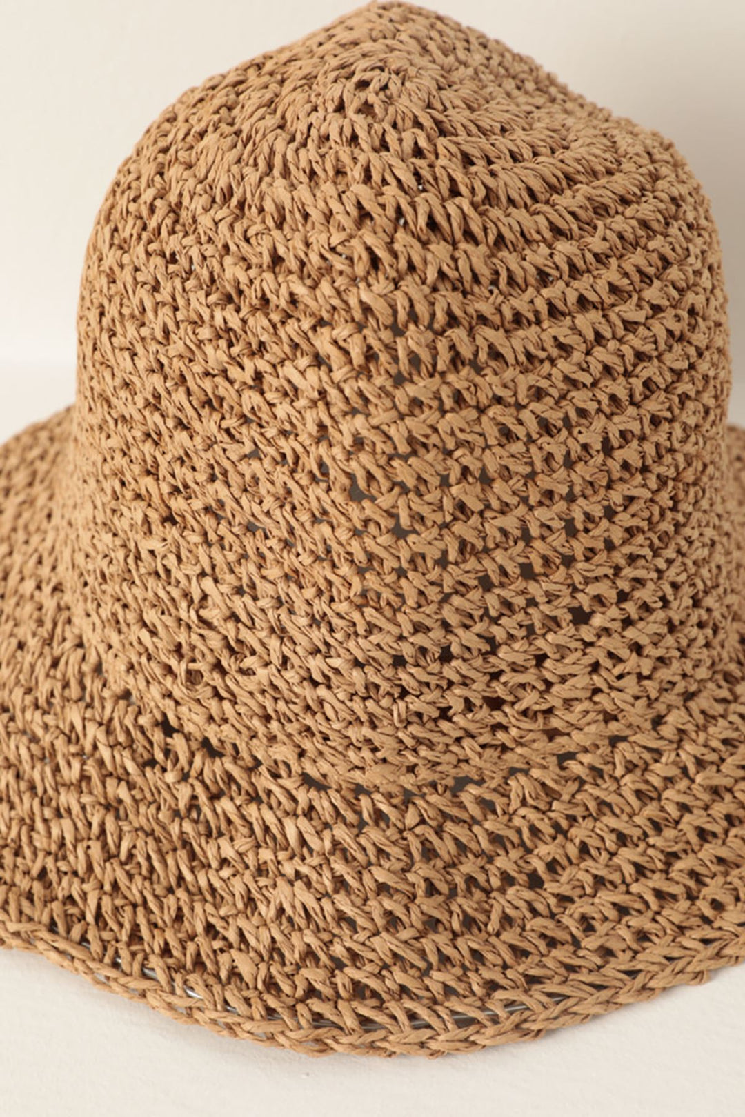 KKT Handmade Straw Hat-Camel - Mislata
