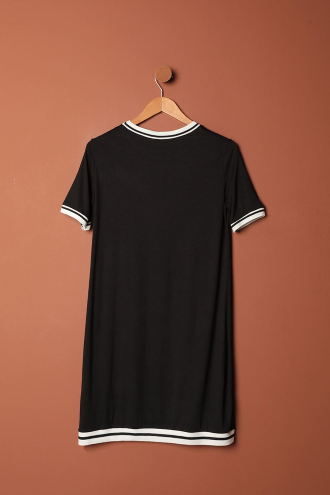 KKT Supreme Fabric Stripe Detail Dress-Black - Alenquer