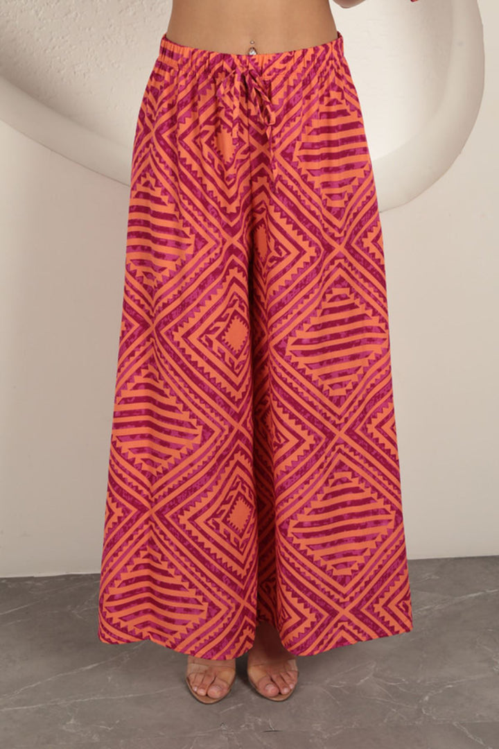 KKT Viscose Fabric Patterned Women's Suit-Plum - Prairieville