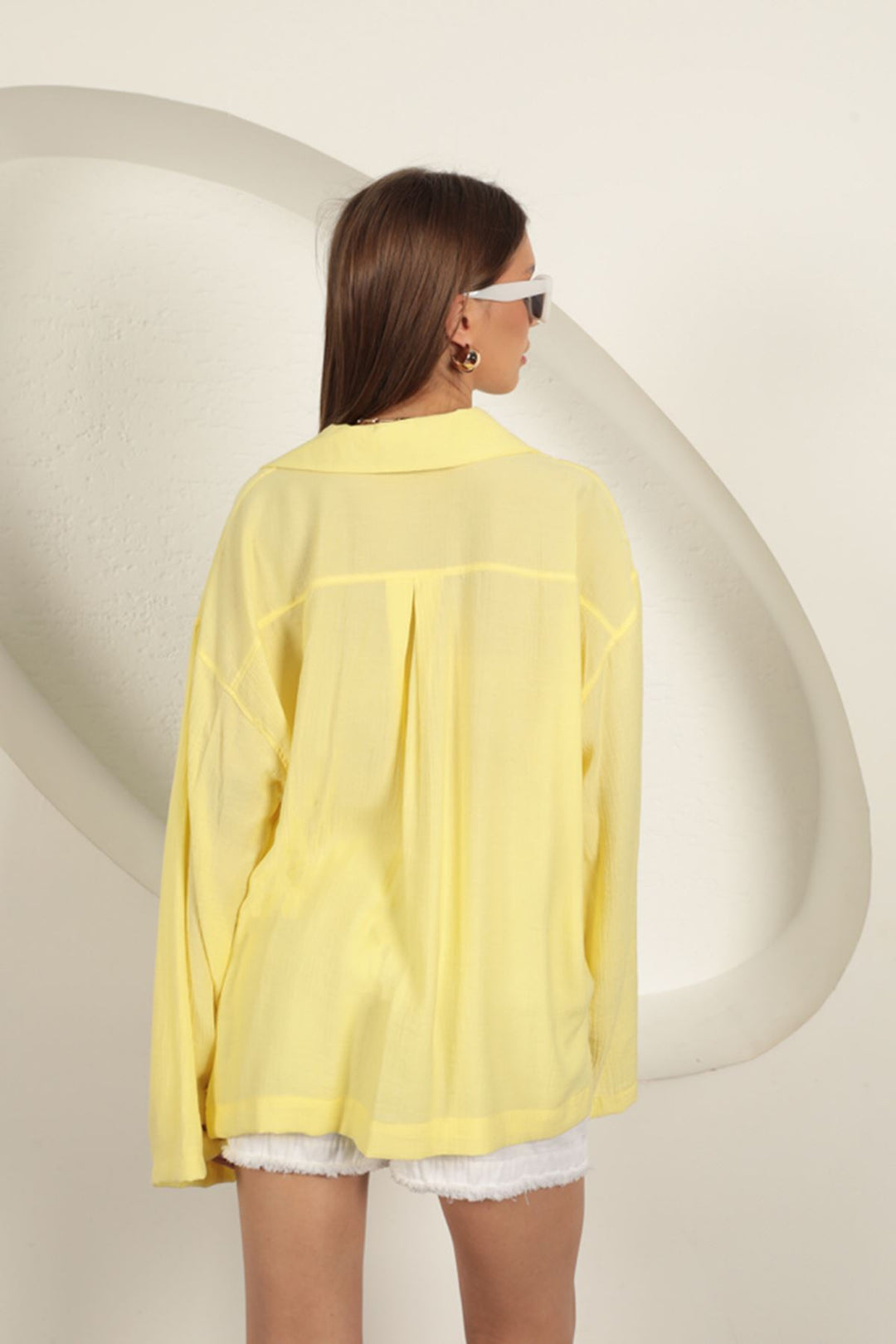 KKT Strawberry Fabric Women's Shirt-Yellow - Cambridge