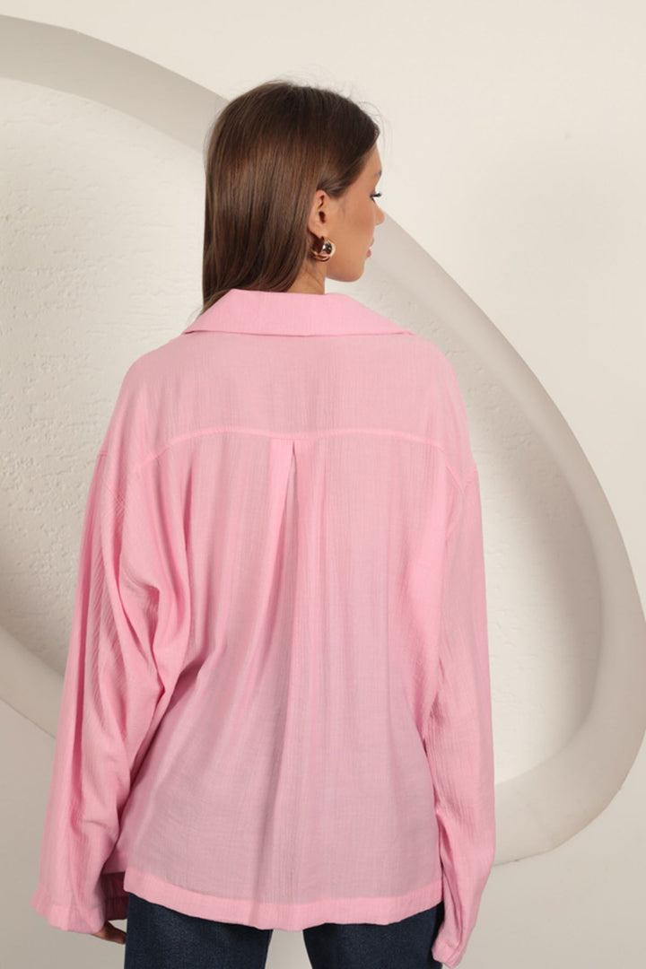 KKT Strawberry Fabric Women's Shirt-Pink - Derby