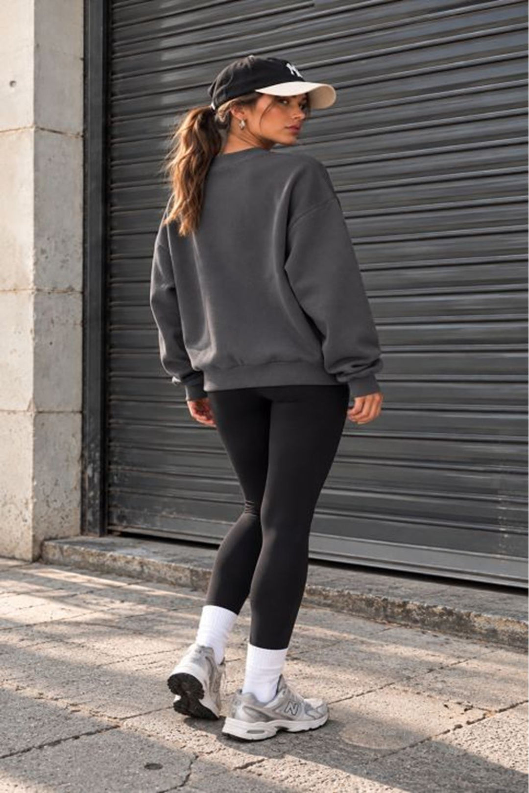 KKT Üç İplik Basic Oversize Sweatshirt-Antrasit - Luton