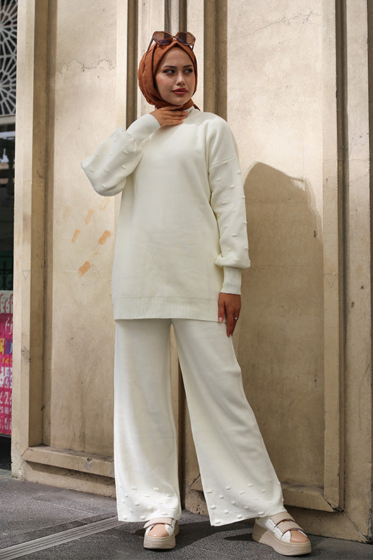 BNG Women Knit Two-Piece Set Ecru - Clermont