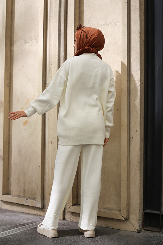 BNG Women Knit Two-Piece Set Ecru - Clermont
