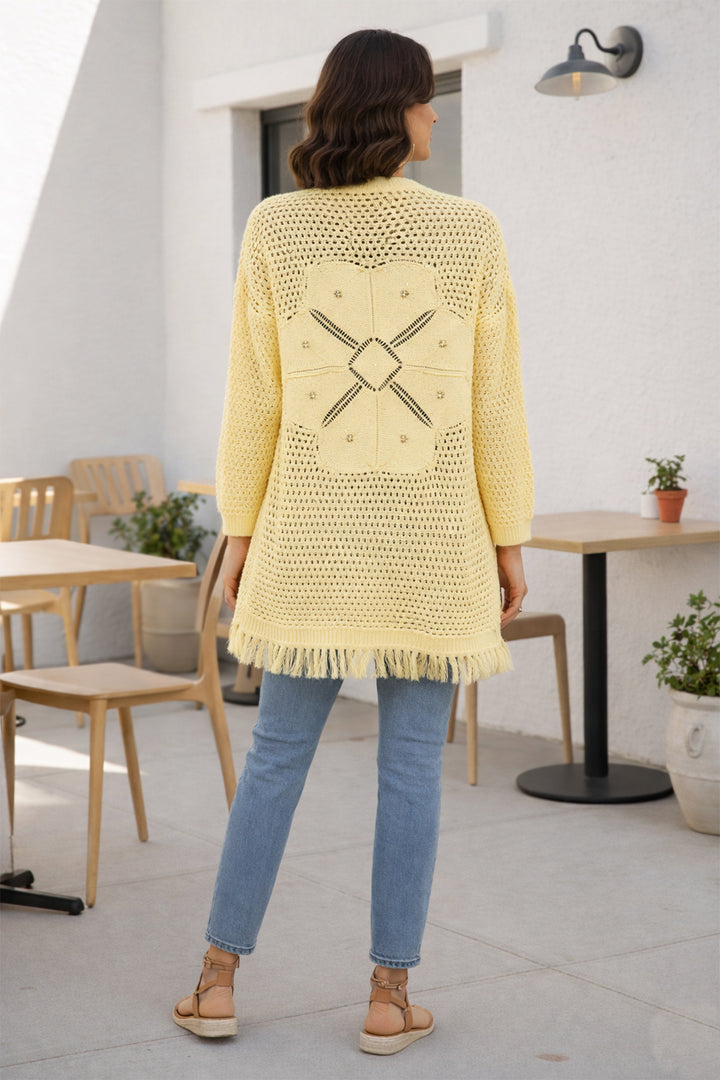 BNG Women Yazlık Pamuk Hırka R4524 Limon Sarısı - Leganés