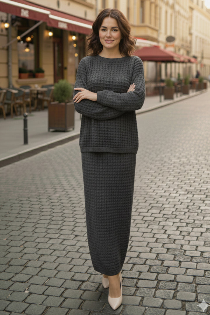 BNG Women Triko Takım R4480 Antrasit - Bolton