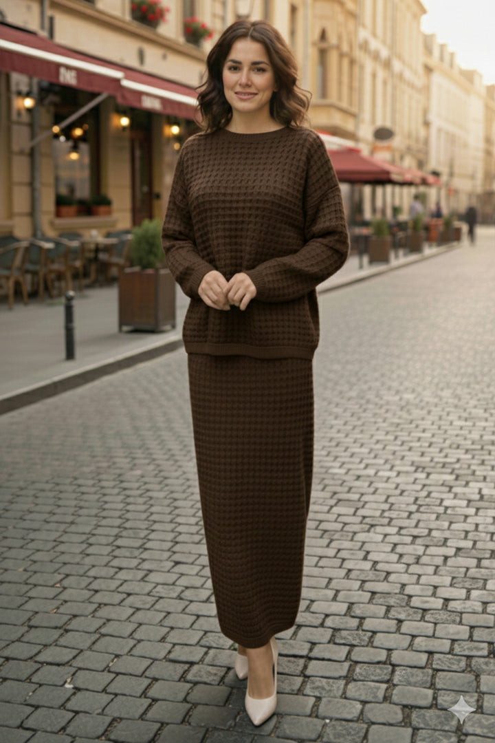 BNG Women Triko Takım R4480 Kahverengi - Peterborough