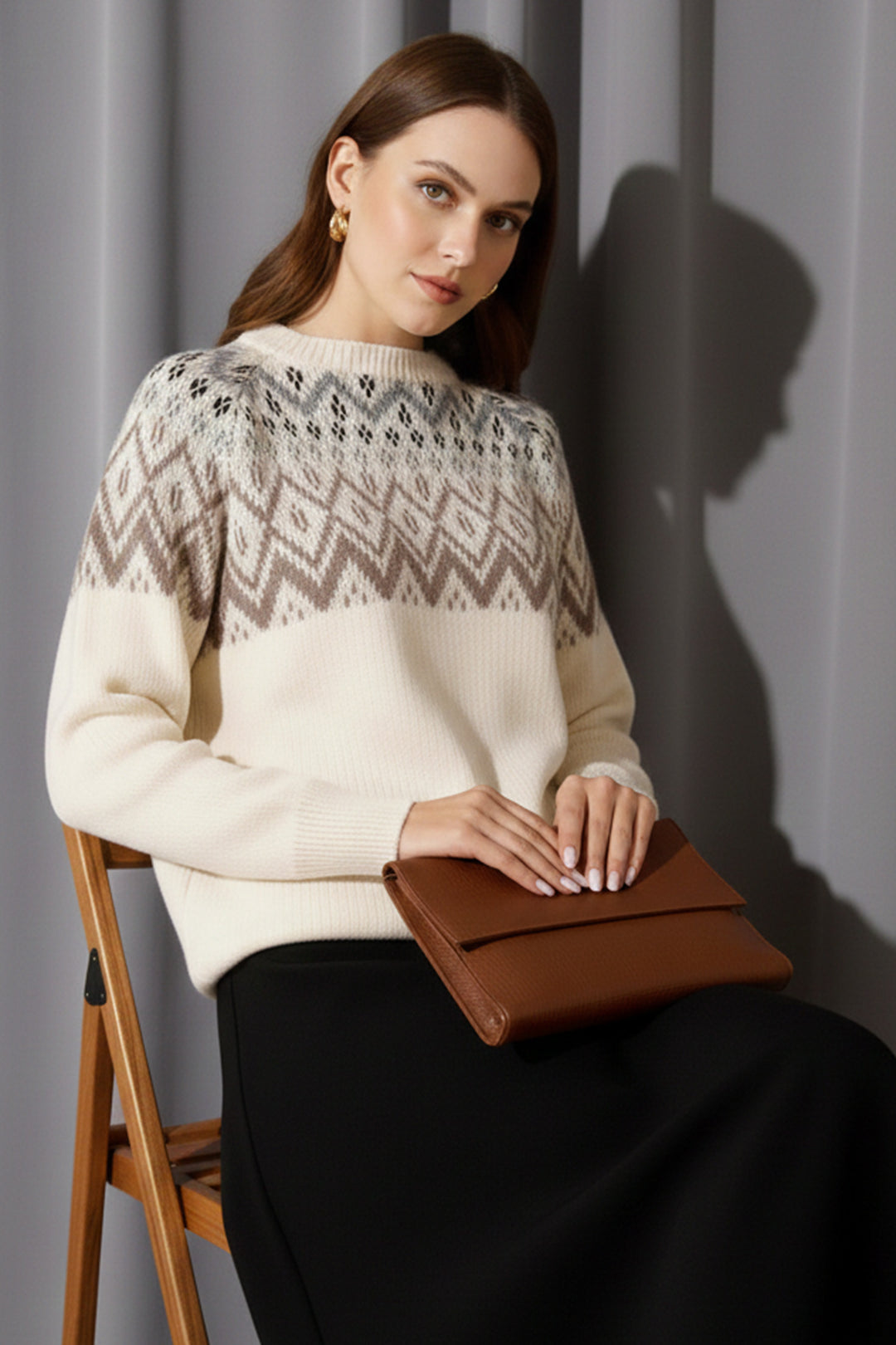 BNG Women Jakar Knit R4509 Off-White - Gagny
