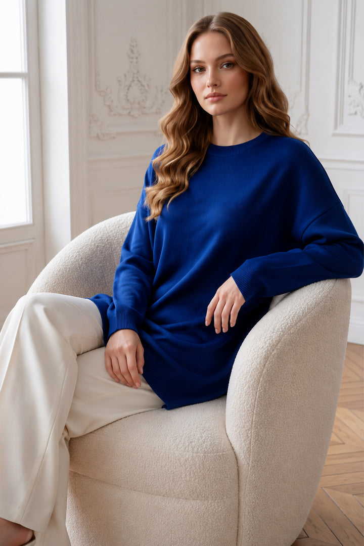BNG Women Triko Tunik R7183 Lacivert - Hennef