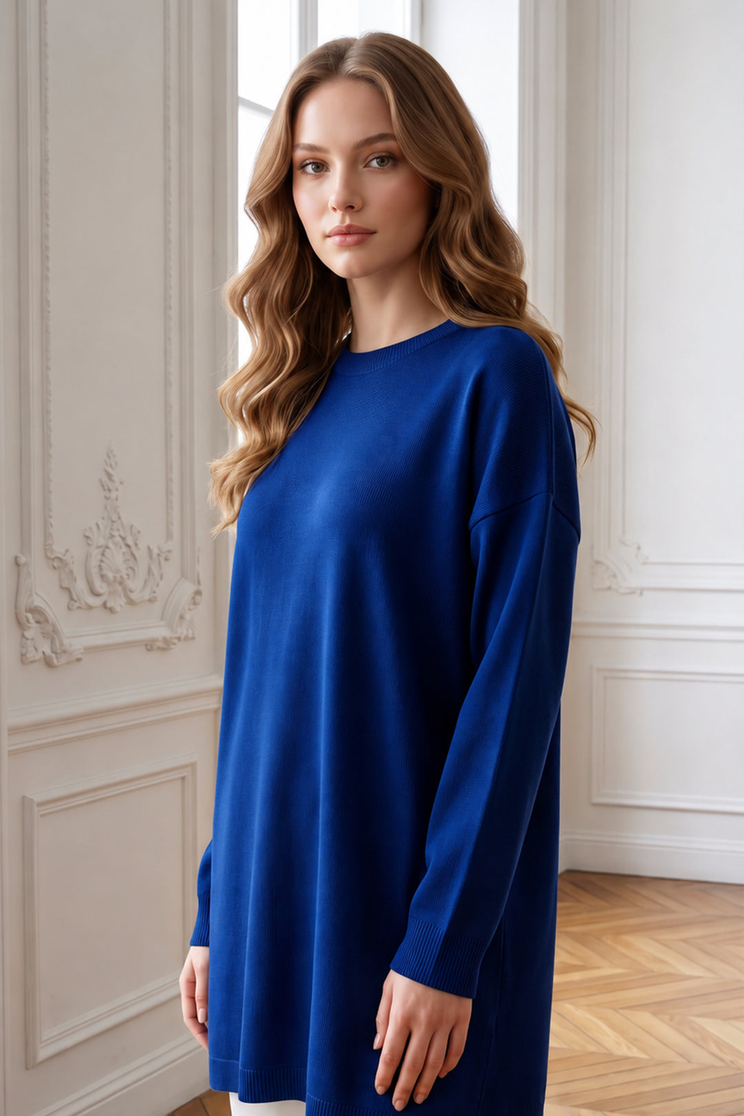 BNG Women Triko Tunik R7183 Lacivert - Hennef