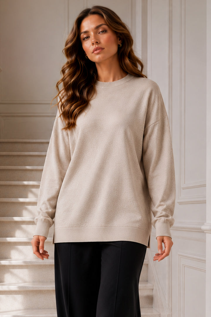 BNG Women Triko Tunik R7183 Taş Rengi - Hunedoara