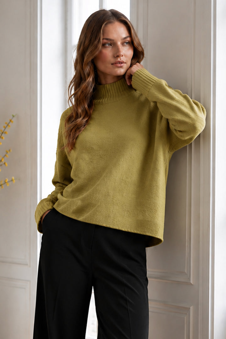 BNG Women Triko Kazak R4515 Yağ Yeşili - Xalapa