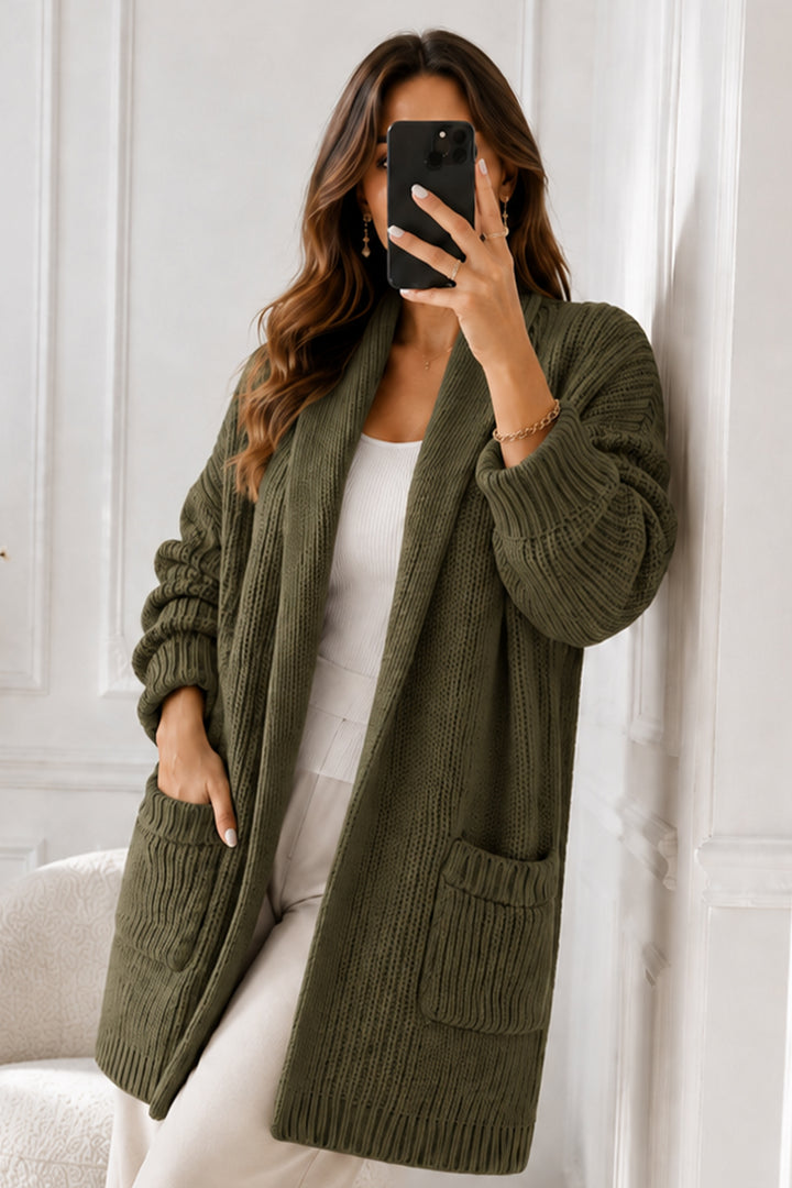 BNG Women Cepli Triko Hırka R4596 Haki - Rincón de Romos