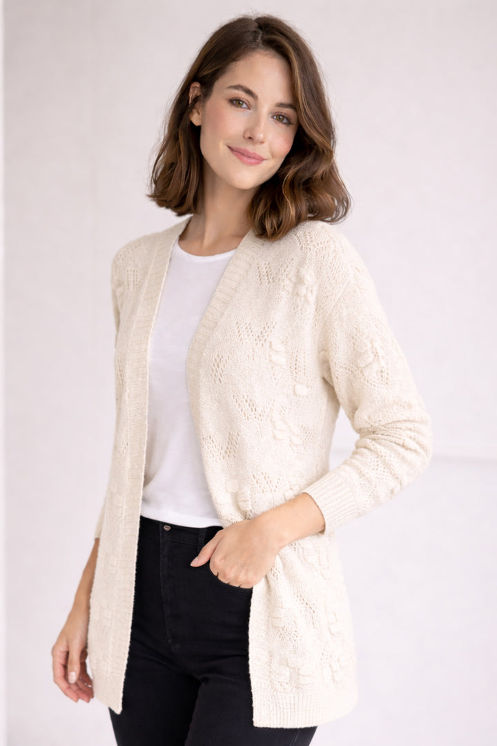 BNG Women Yazlık Pamuk Hırka R4551 Taş Rengi - Glyfáda