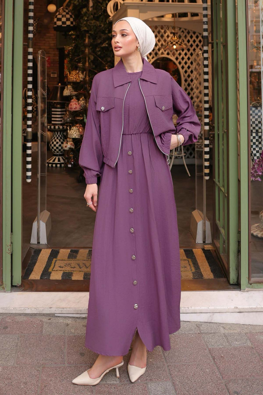 BNG Women Coat Dress Rose Dry 4842 - Pamplona