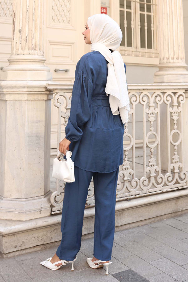 BNG Women Taş Detaylı İkili Takım İndigo 4877 - Bakhmut