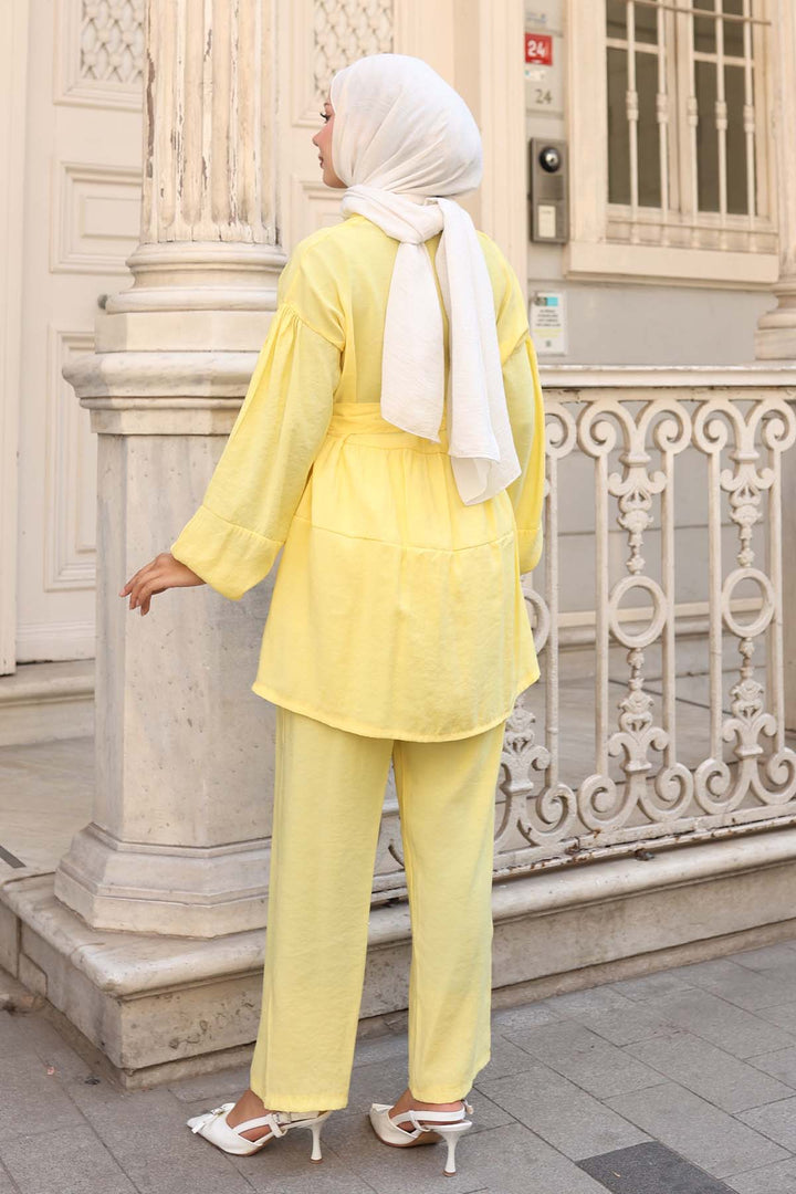 BNG Women Stone Detailed Two-Piece Yellow 4877 - Colchester