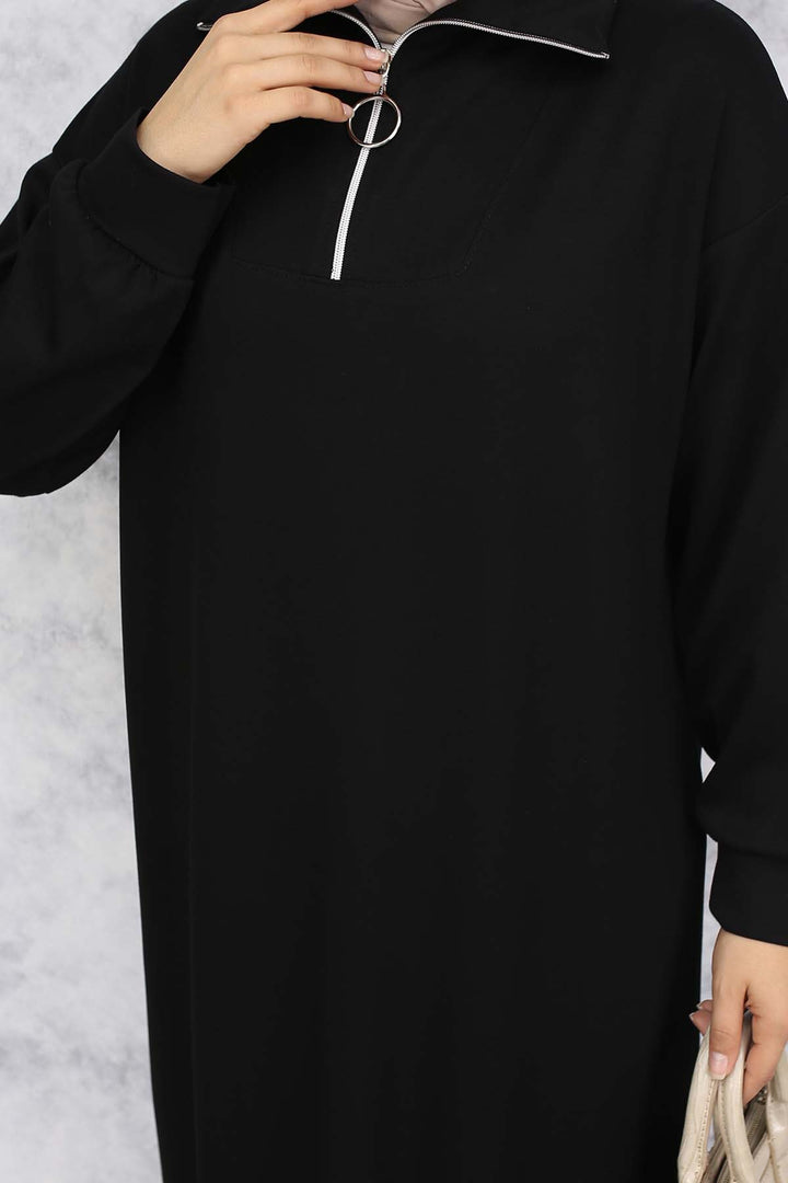BNG Women Basic Hijab Dress - Black 2333 - Tomatlán